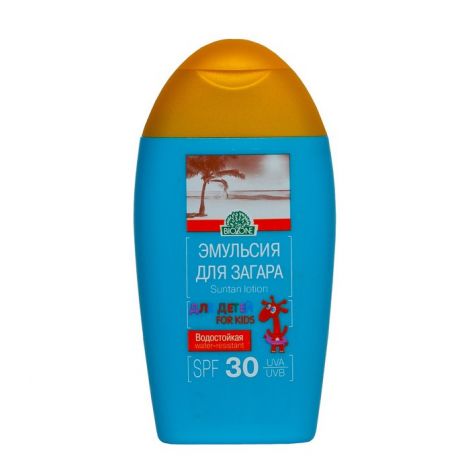 Биован эмульсия для тела для загара водостойкая для детей SPF30 150мл