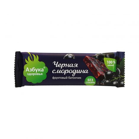 Азбука Здоровья батончик Фрутилад фруктовый черная смородина 30г