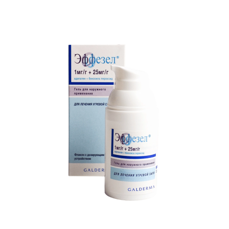 Эффезел гель 1мг/г+25мг/г 30г №4