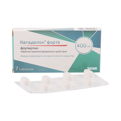 Катадолон форте таблетки пролонгированного действия 400мг № 7
