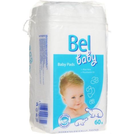 Бел Беби ватные подушечки для детей алоэ №60