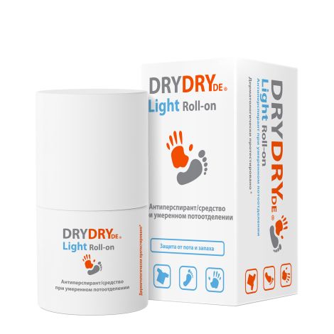 Драй Драй ДЕ средство Лайт против обильного потоотделения ролик 50мл №2