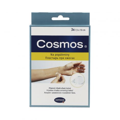 Космос пластырь гидроактивный от ожогов 7,5х10см № 3 536058/1