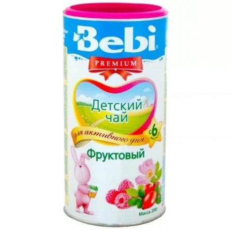 Беби чай Премиум для детей фруктовый от 4мес. 200г