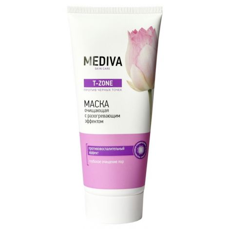 Медива маска для лица Т-зон очищающая с разогревающим эффектом 100мл