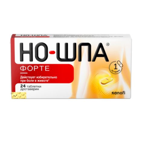 Но-шпа форте таб. 80мг №24