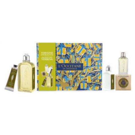 Локситан Свежая Вербена набор гель для душа 250мл+молочко для тела 75мл+крем для рук 30мл+мыло 50г+вода туал.10мл