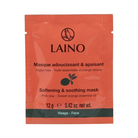 Ригла маска для лица Лэно успокаивающая смягчающая с розовой глиной 12г