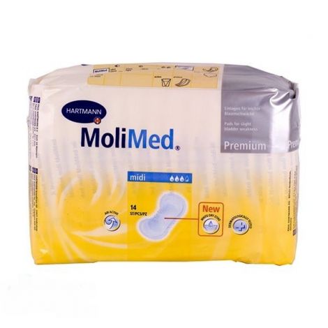 Молимед прокладки Премиум миди для женщин впит.3 кап. № 14 1686447