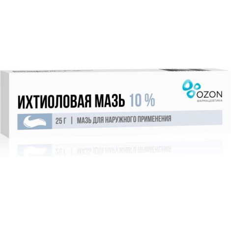 Ихтиоловая мазь 10% 25г