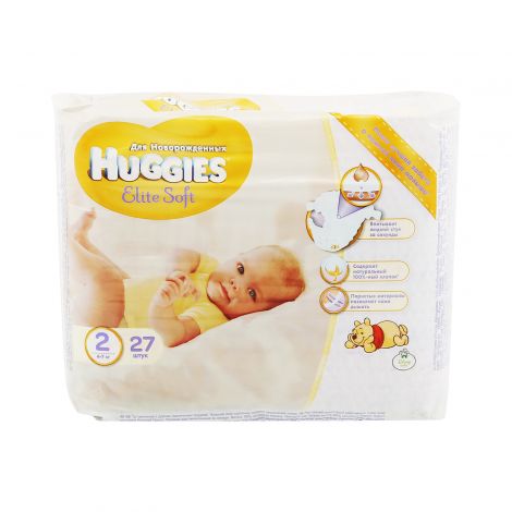 Хаггис подгузники Элит Софт 3-6кг № 27 9400812