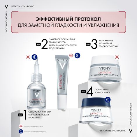 Виши ЛифтАктив Супрем Дневной крем для лица против морщин для упругости и увлажнения сухой кожи 50мл №6