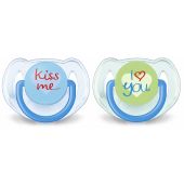 Филипс Авент пустышка Кисс ми силиконовая 6-18мес № 2 86177 №3