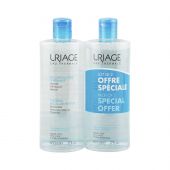 Урьяж вода мицеллярная очищающая для сухой нормальной кожи 500млх2