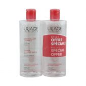 Урьяж вода мицеллярная очищающая для кожи склонной к покраснению 500млх2