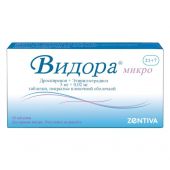 Видора Микро таб.п/о плен. 3+0,02мг №21+7