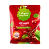 Азбука Здоровья леденцы без сахара с натуральным соком Вишня 50г