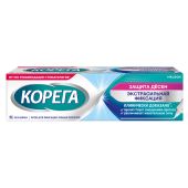 Корега крем для фиксации зубных протезов Защита десен 40г №2