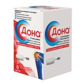 Дона таблетки покрытые пленочной оболочкой 750мг №180 №2