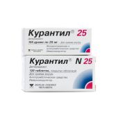 Курантил таб.п/о 25мг №100