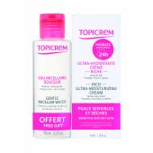 Топикрем набор насыщенный ультра-увлажняющий крем 40мл+мицеллярная вода 100мл