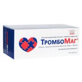 ТромбоМаг таблетки покрытые оболочкой плёночной 75мг+15,2мг № 100