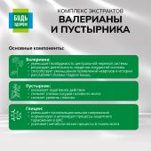 Будь Здоров! Комплекс экстрактов валериана/пустырник капсулы №90 №6