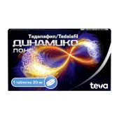 Динамико Лонг таблетки покрытые пленочной оболочкой 20мг №1