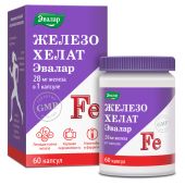 Железо хелат капс. №60