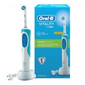 Орал-Б щетка зубная электрическая Виталити КросЭкшн+насадка для электрических зубных щеток Точная Чистка EB20 №2