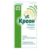 Креон Микро гранулы киш.раст. 5000ЕД 20г