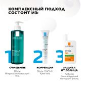 Ля Рош-Позе Эфаклар Микроотшелушивающий очищающий гель для умывания жирной, проблемной кожи лица и тела от прыщей и постакне 400мл №5