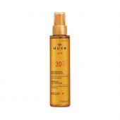 Нюкс масло для лица/тела солнцезащитное для загара SPF30 150мл EX02026