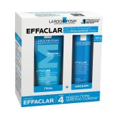 Ля Рош-Позе Эфаклар набор лосьон сужающий поры 200мл+гель очищающий 200мл со скидкой -50% №2