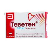 Теветен таб.п/о 600мг №28