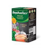 ВердиоГаст с черным чаем фиточай для улучшения пищеварения 20х1,5г