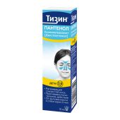 Тизин Пантенол спрей наз. для дет. 0,05мг+5мг/доза 10мл №3