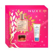 Нюкс набор Цветочное сух. масло 50мл+Увл. крем для лица Фреш де Боте 30мл+Ультрапитат. восст. бальзам для губ Рэв де Мьель 15мл VNM02240