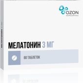Мелатонин таб. п/о плен. 3мг №60 №4