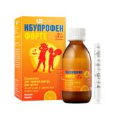 Ибупрофен Форте суспензия для приема внутрь для детей Апельсин 40мг / мл 160мл+шприц