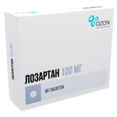 Лозартан таб.п/о плен. 100мг №90