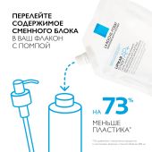 Ля Рош-Позе Липикар Синдет АП+ Липидовосстанавливающий очищающий крем-гель для лица и тела у взрослых, детей и новорожденных младенцев, рефил (сменный блок) 400мл №6