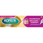 Корега крем для фиксации зубных протезов максимальная фиксация+комфорт нейтр. 40г №3