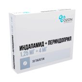 Индапамид+Периндоприл таб. 1,25мг+4мг №30