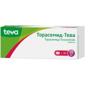 Торасемид-Тева таб. 10мг №30 №2