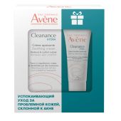 Авен Клинанс Гидра набор успокаивающий крем восст. комфорт кожи 40мл+Очищающий успок. крем для проблемной кожи 15мл в подарок