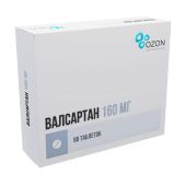 Валсартан таблетки п / покрытые оболочкой 160мг № 90