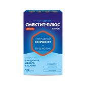 Минералдетокс Смектит-Плюс инулин со вкусом апельсина пакет по 4,24г № 10