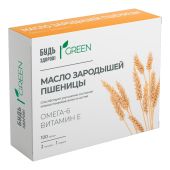 Будь Здоров! Грин масло зародышей пшеницы капс. №100 №3