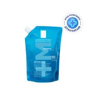 Ля Рош-Позе Эфаклар Очищающий пенящийся гель для умывания чувствительной жирной, проблемной кожи лица и тела, склонной к прыщам и акне, рефил (сменный блок) 400мл